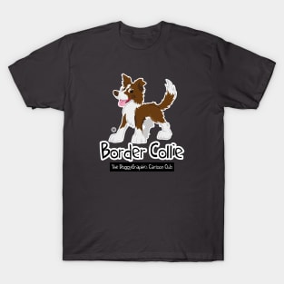 CartoonClub Border Collie - Brown T-Shirt